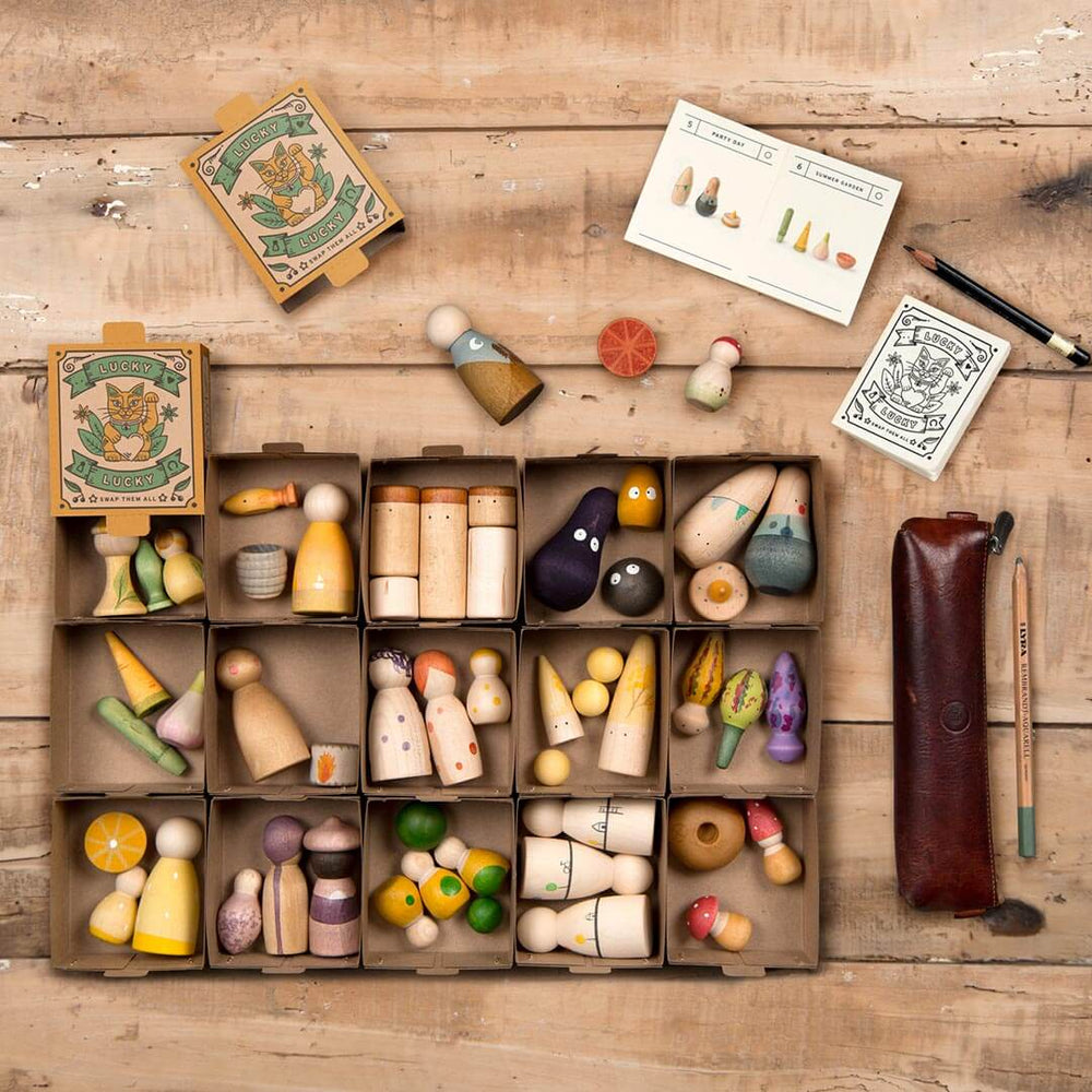 Grapat Lucky Lucky Third Edition Surprise Boxes on wooden table