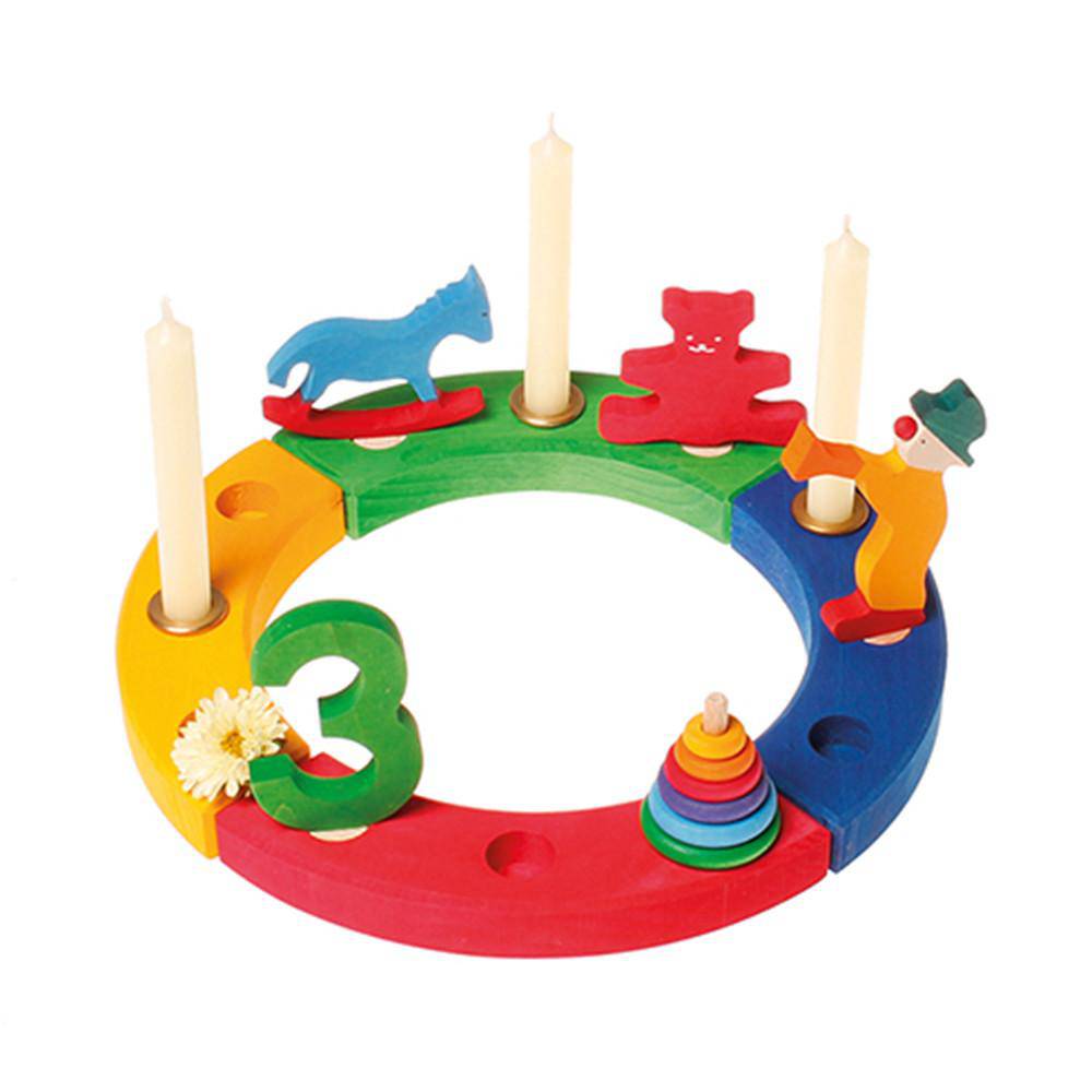 Waldorf Birthday Ring - Rainbow - Decorations sold separately