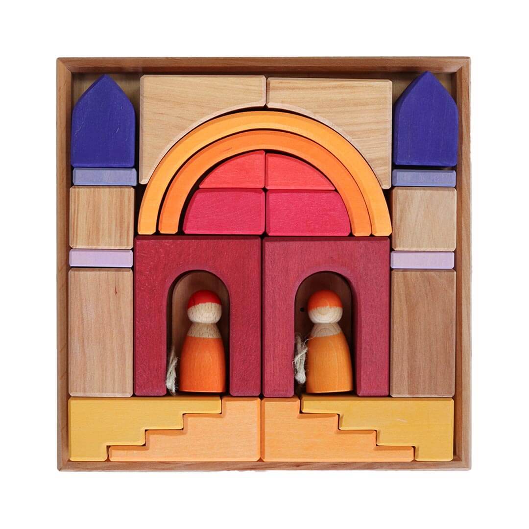 Grimm's Wooden Building World Desert Sand