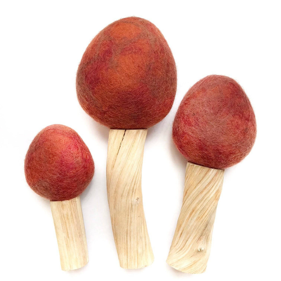 Autumn Felted Trees - Set of 3 - Bella Luna Toys