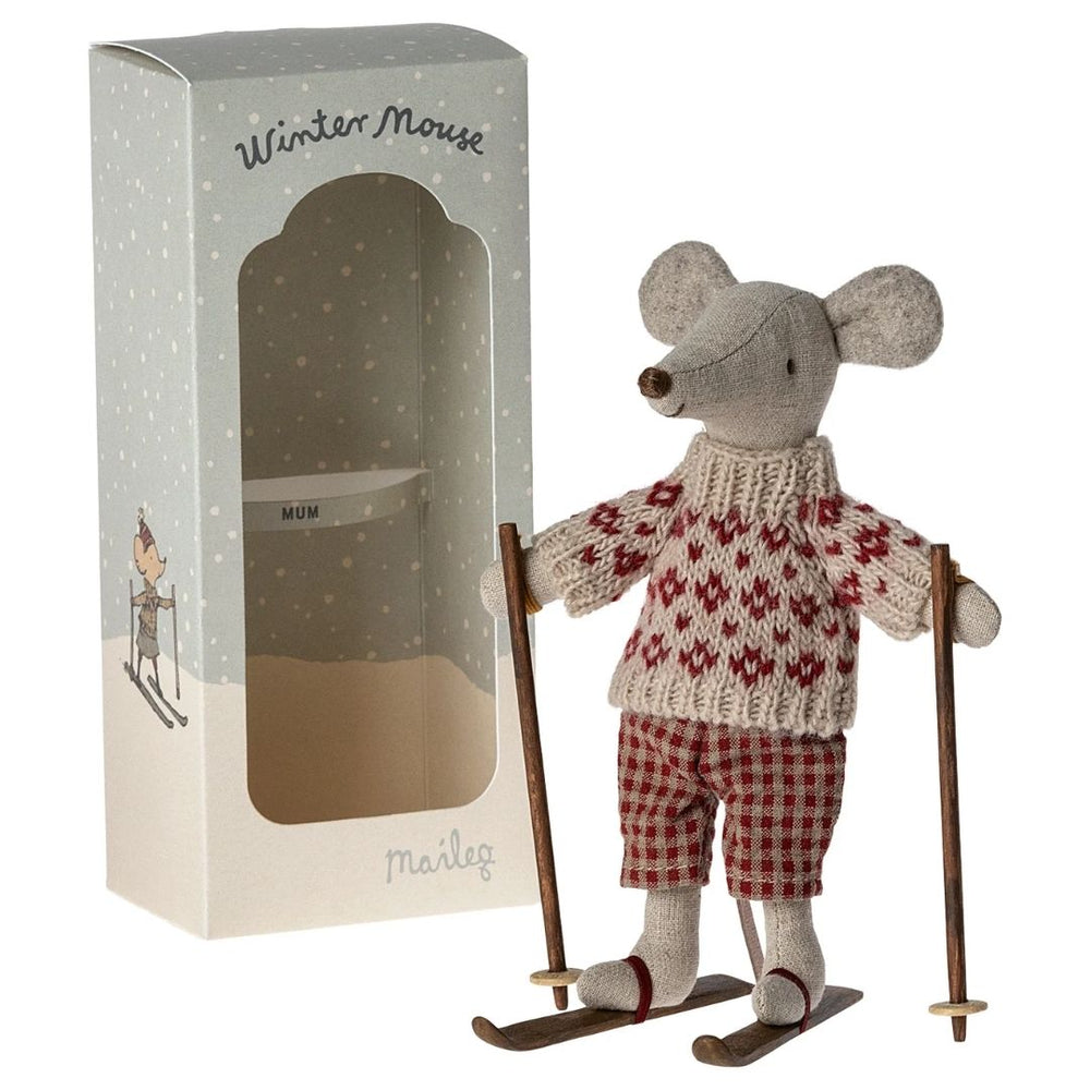 Maileg Winter Mouse Mom- Stuffed Animals- Bella Luna Toys