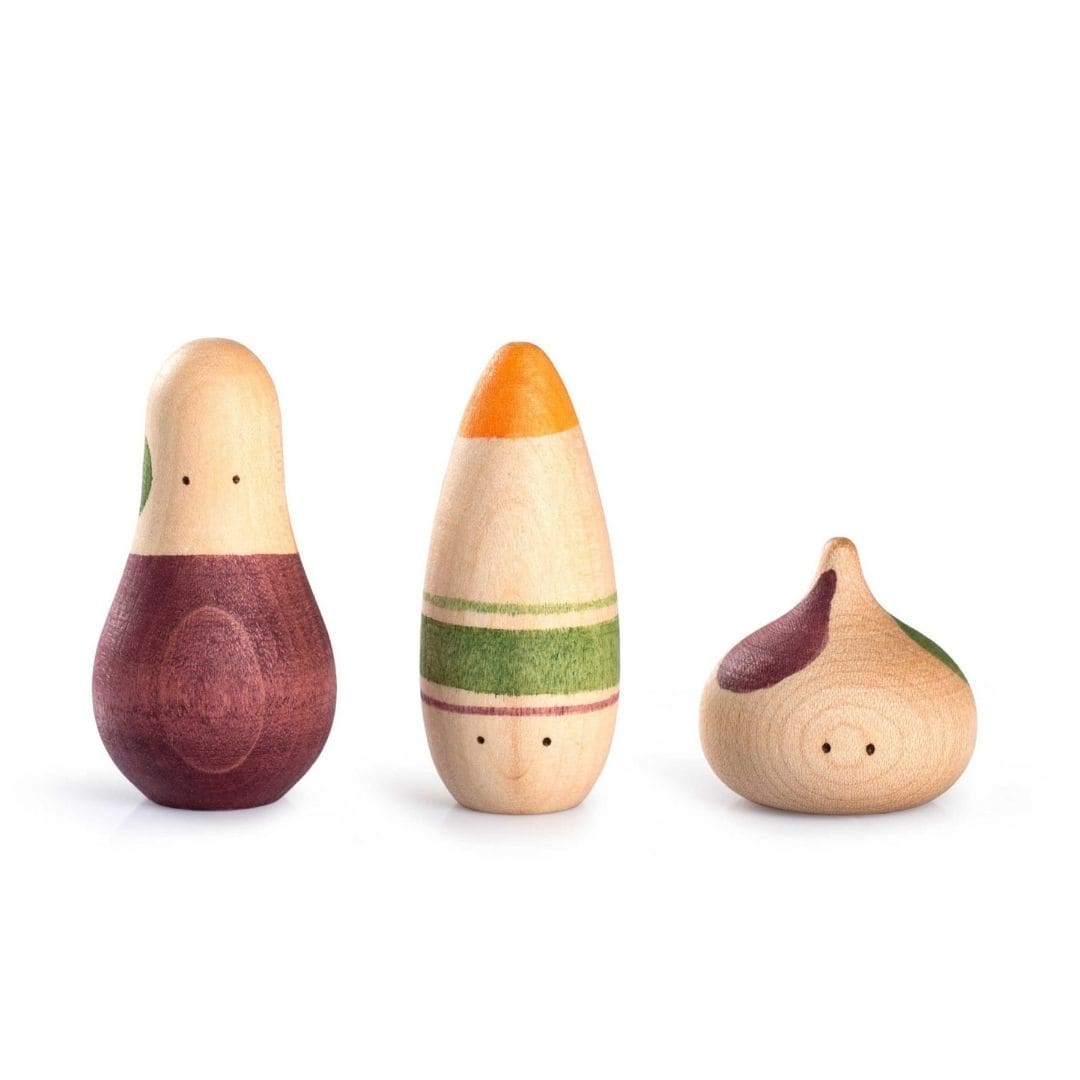 Grapat Ooh-lala! 3 Wooden Humanoid Figures