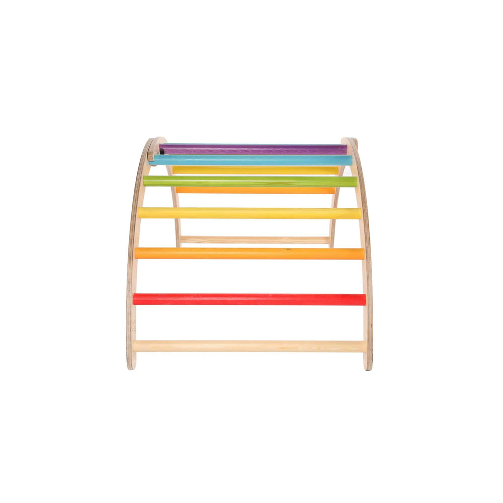 Sawdust & Rainbows - Rainbow Finn Pikler Wooden Climbing Frame - Bella Luna Toys
