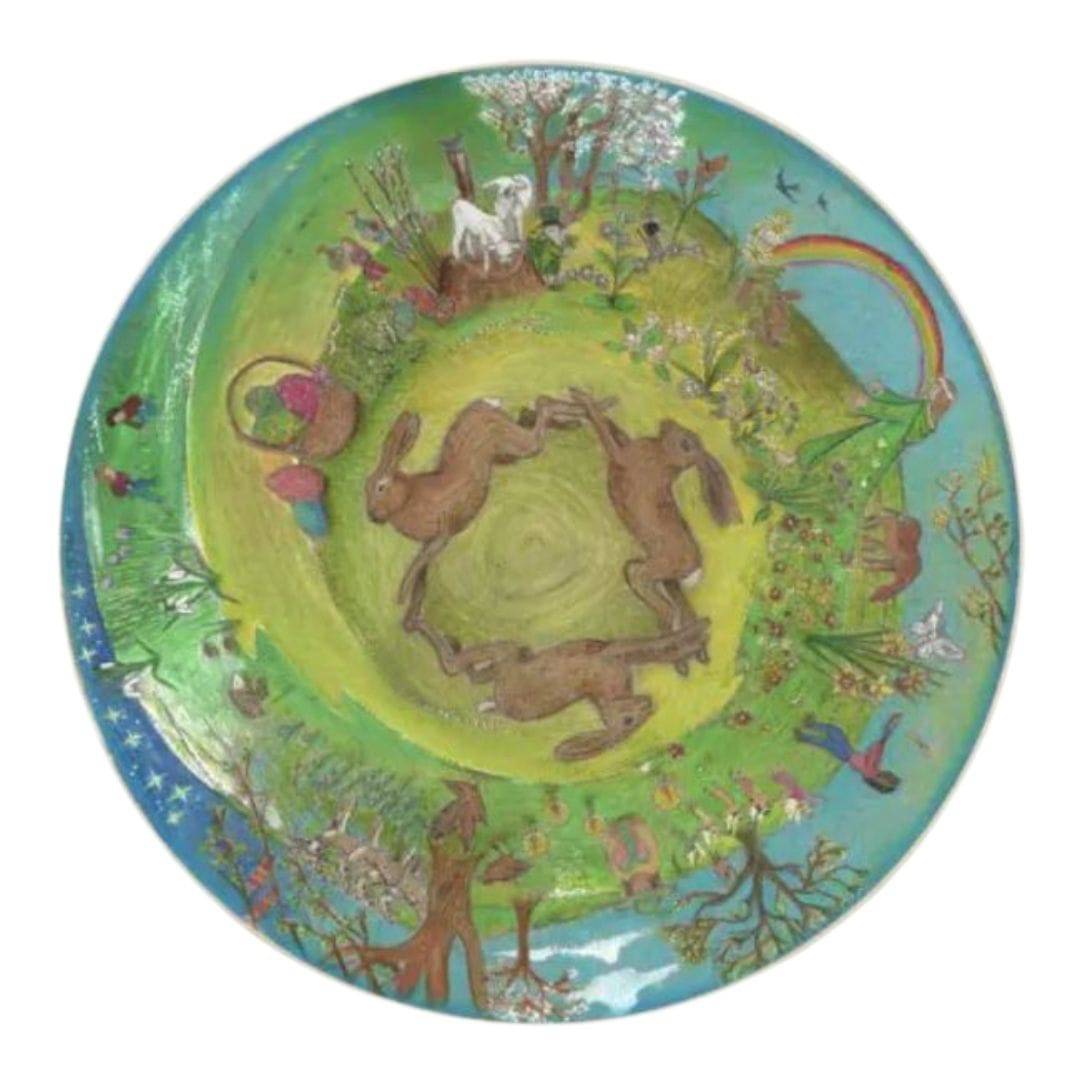 Waldorf Family | Wooden Spring Seasonal Wheel | Bella Luna Toys 