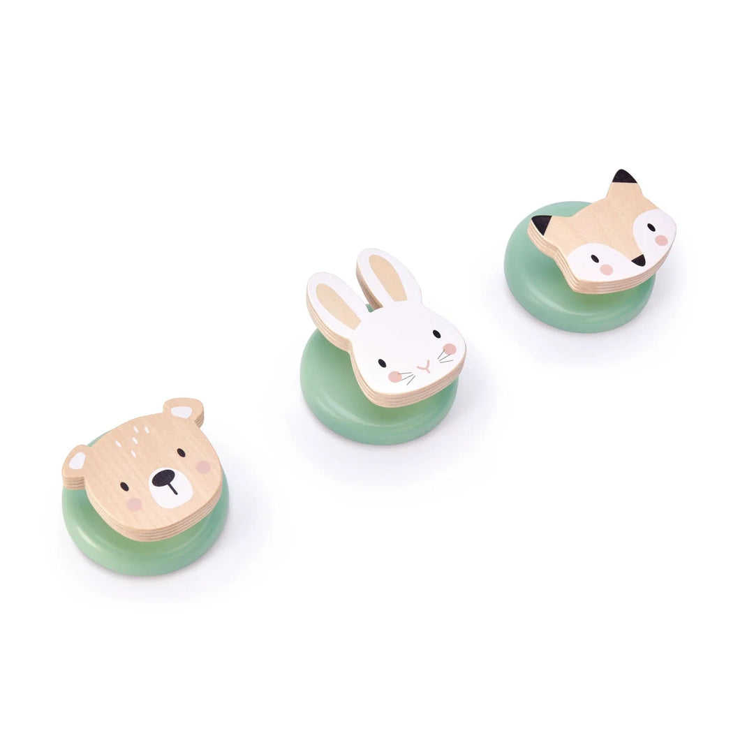 Tender Leaf Toys - Wooden Forest Friends Hooks - Bella Luna Toys