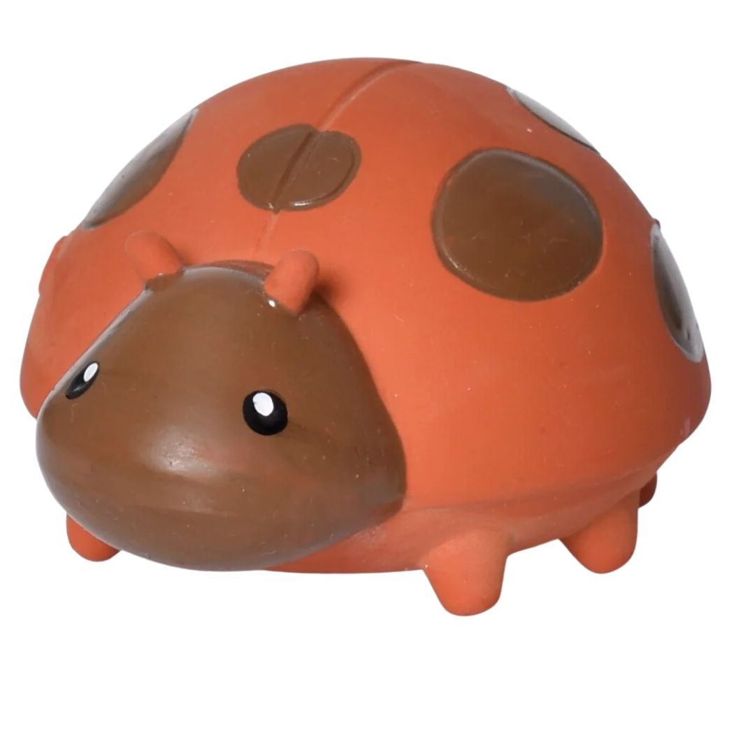 Tikiri Ladybug Natural Rubber Teether- Bath Toys, Rattles, and Teethers- Bella Luna Toys