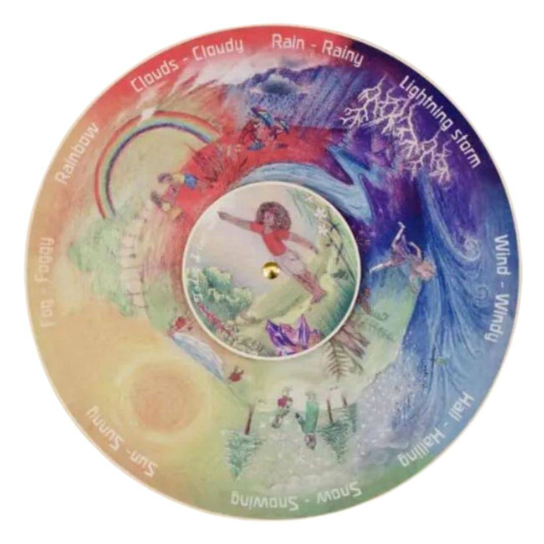 Waldorf Wooden Weather Observation Wheel| Waldorf Family| Bella Luna Toys